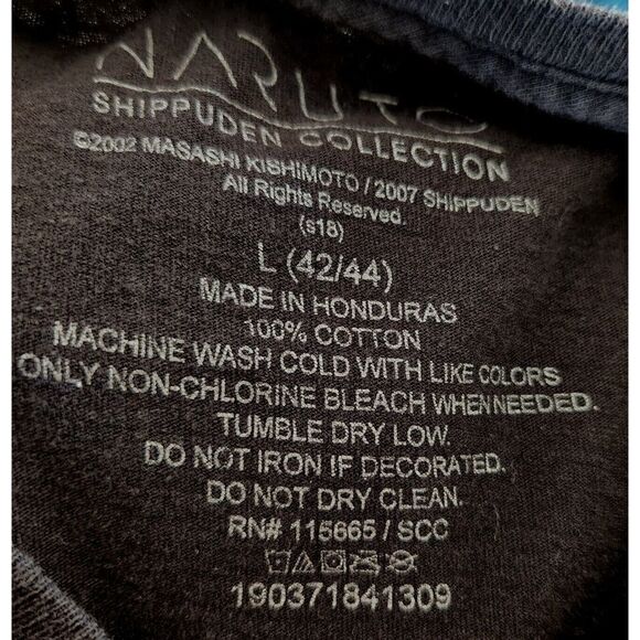 Official 2002 Naruto Shippuden Kakashi  T-shirt Size Large (42-44) Vintage Anime - Picture 5 of 5